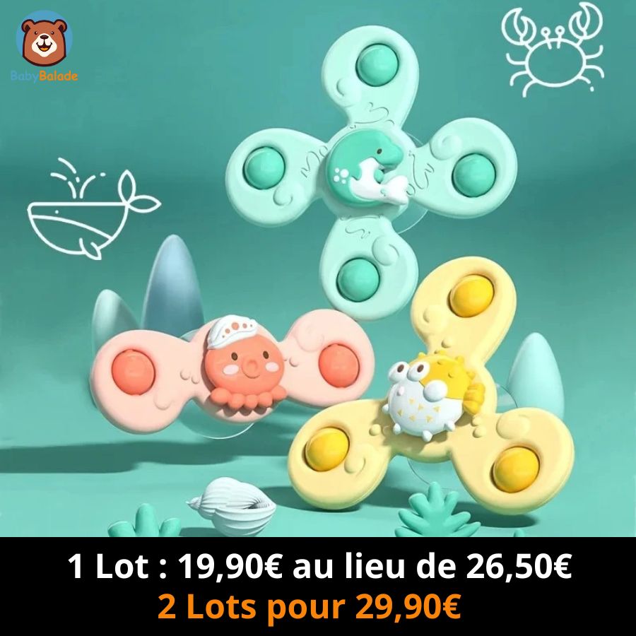 Lot de 3 Jouets d'Éveil | BABY SPIN™