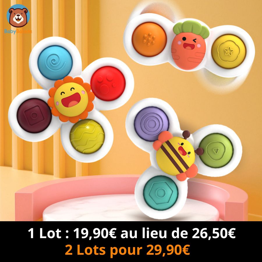 Lot de 3 Jouets d'Éveil | BABY SPIN™