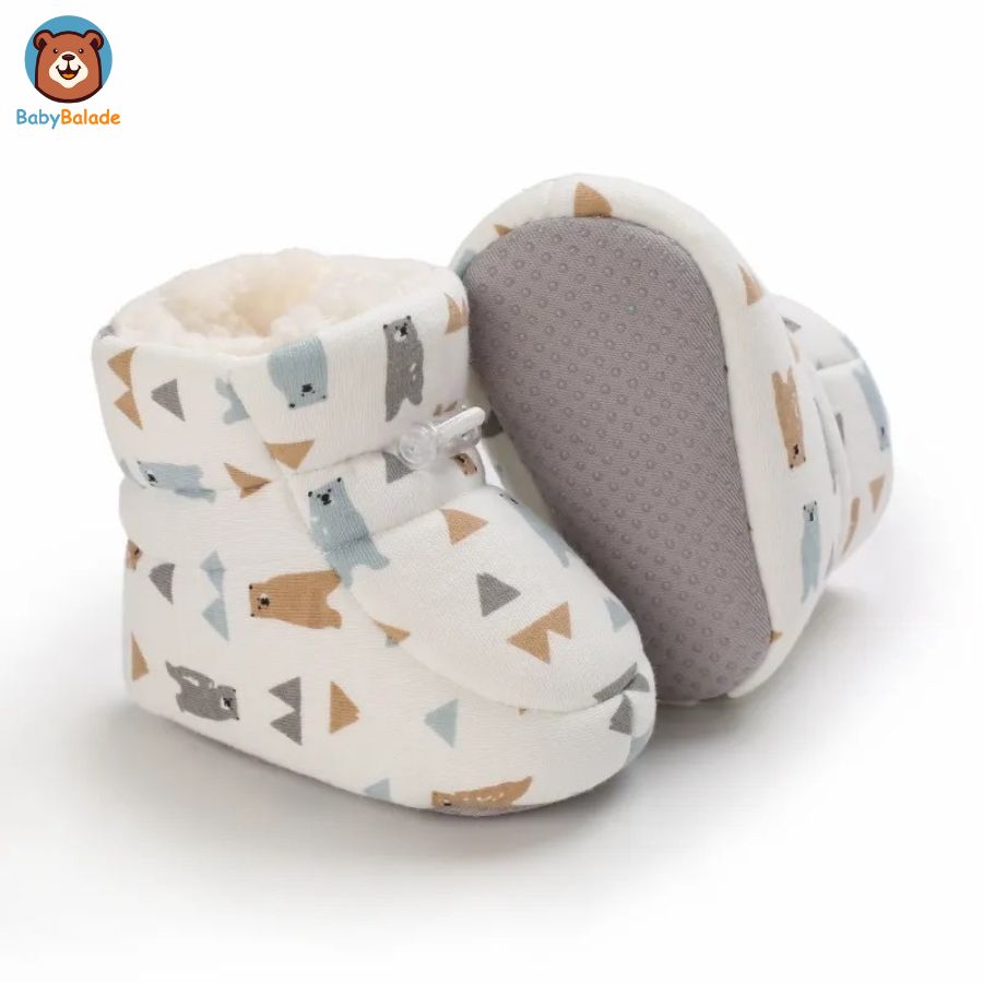 Bottines Fourrées Bébé - Ourson