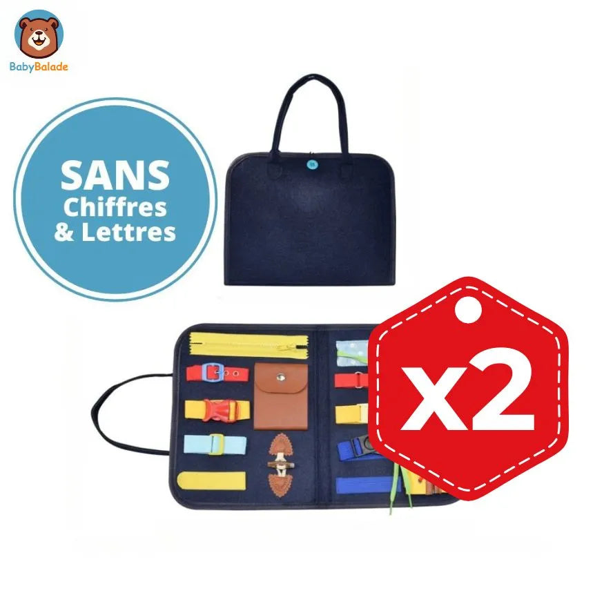 Busy Board Montessori Portable | BABY PURSE™