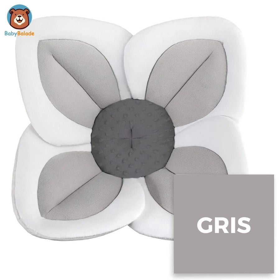 fleur de bain bebe - gris
