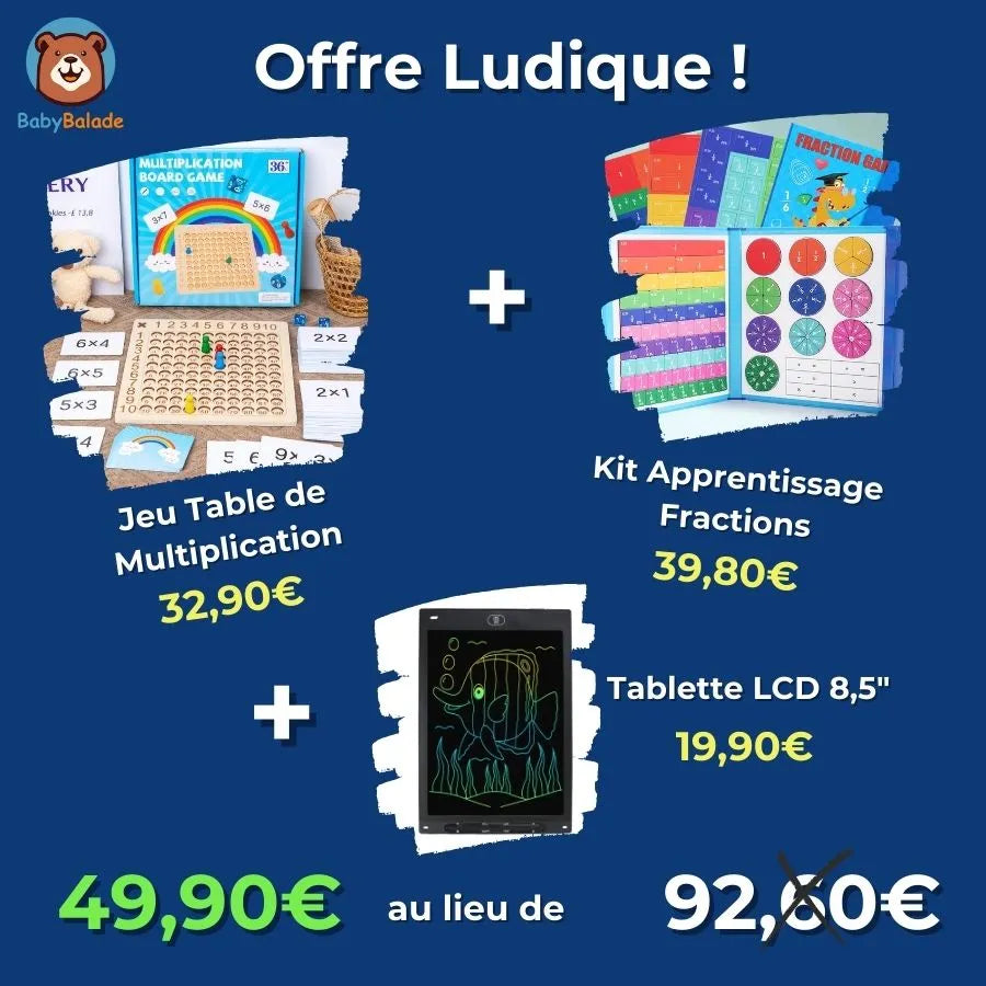 Kit d’Apprentissage des Fractions Montessori | FRACFUN™