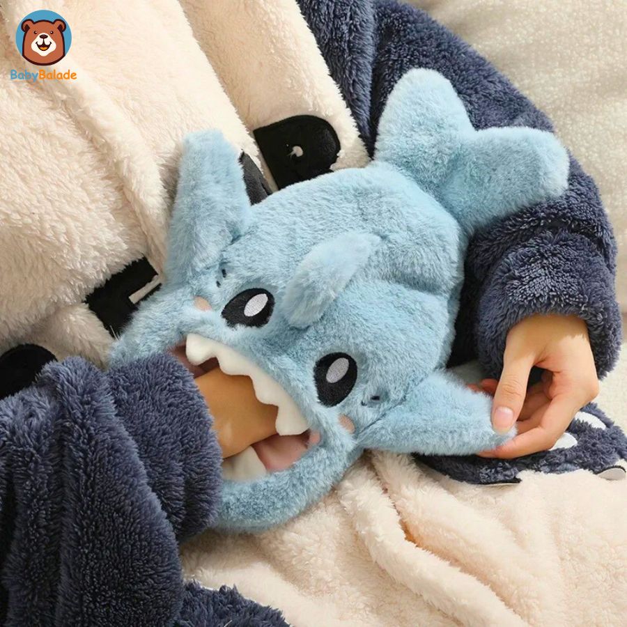 Peluche Bouillotte - Couleur Bleu