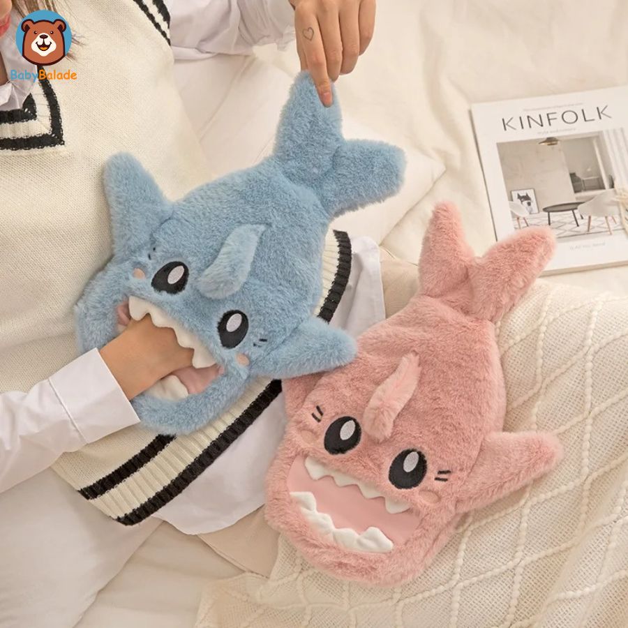 Peluche Bouillotte - deux couleurs pour plus de chaleur et plus de choix