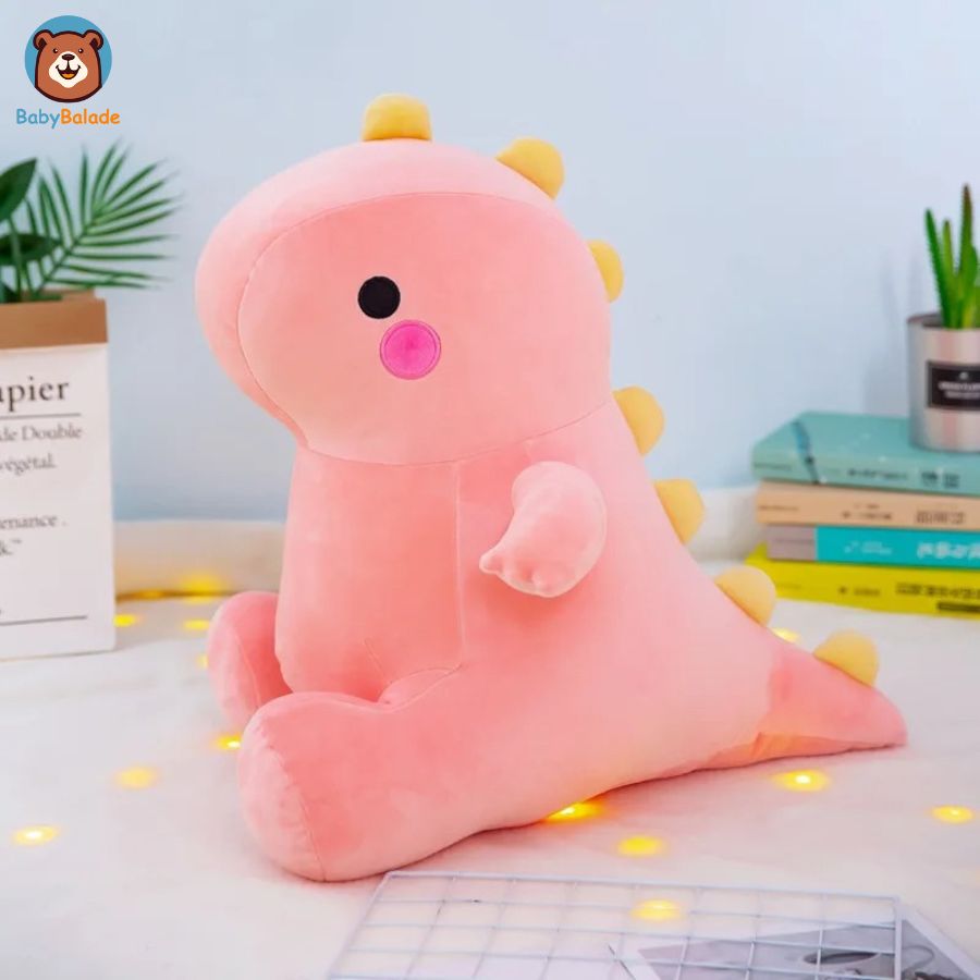 Peluche Dinosaure - Rose