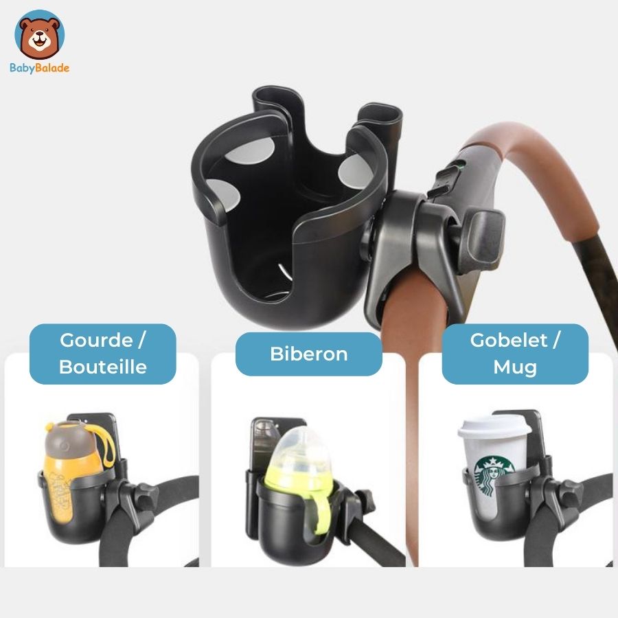 Porte gobelet poussette | CUP HOLDER™