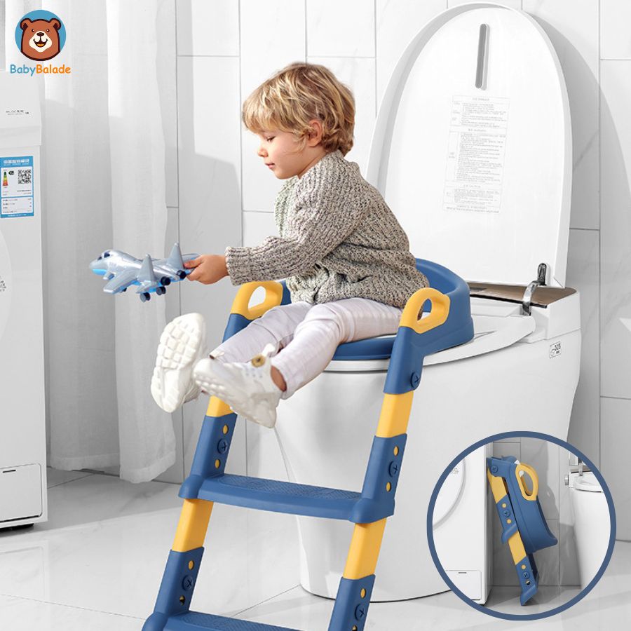 Mill'o bébé - réducteur de toilette bébé - réhausseur wc bébé -  anti-dérapant, sécurisant, ergonomique, adapté - décor panda  MIL4052396072815 - Conforama