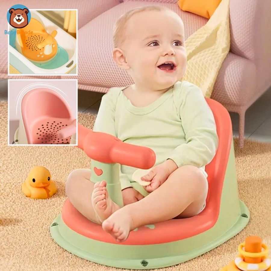 Siège de bain bébé - votre petit trésor bien installé pour son bain