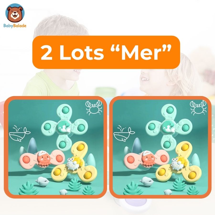 Lot de 3 Jouets d'Éveil | BABY SPIN™