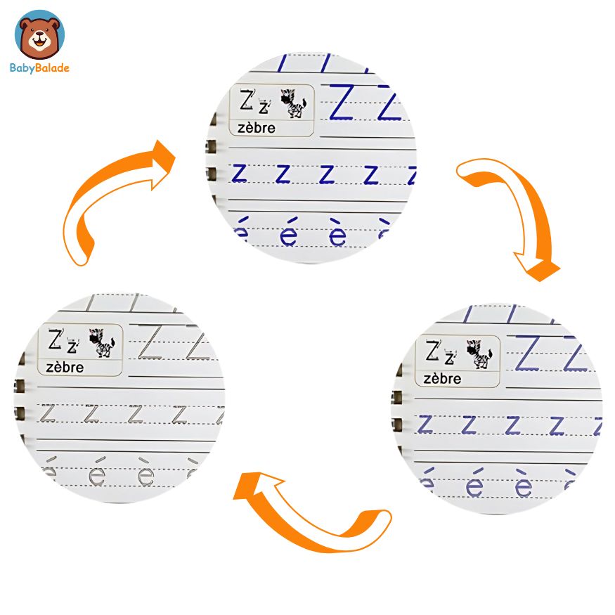 Cahier d'écriture magique | EDUCABOOK™
