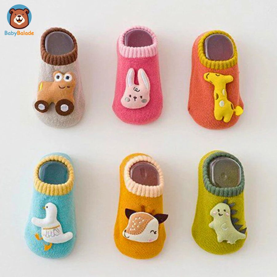 Chaussette Antidérapante Bébé | CHAUSLOW™