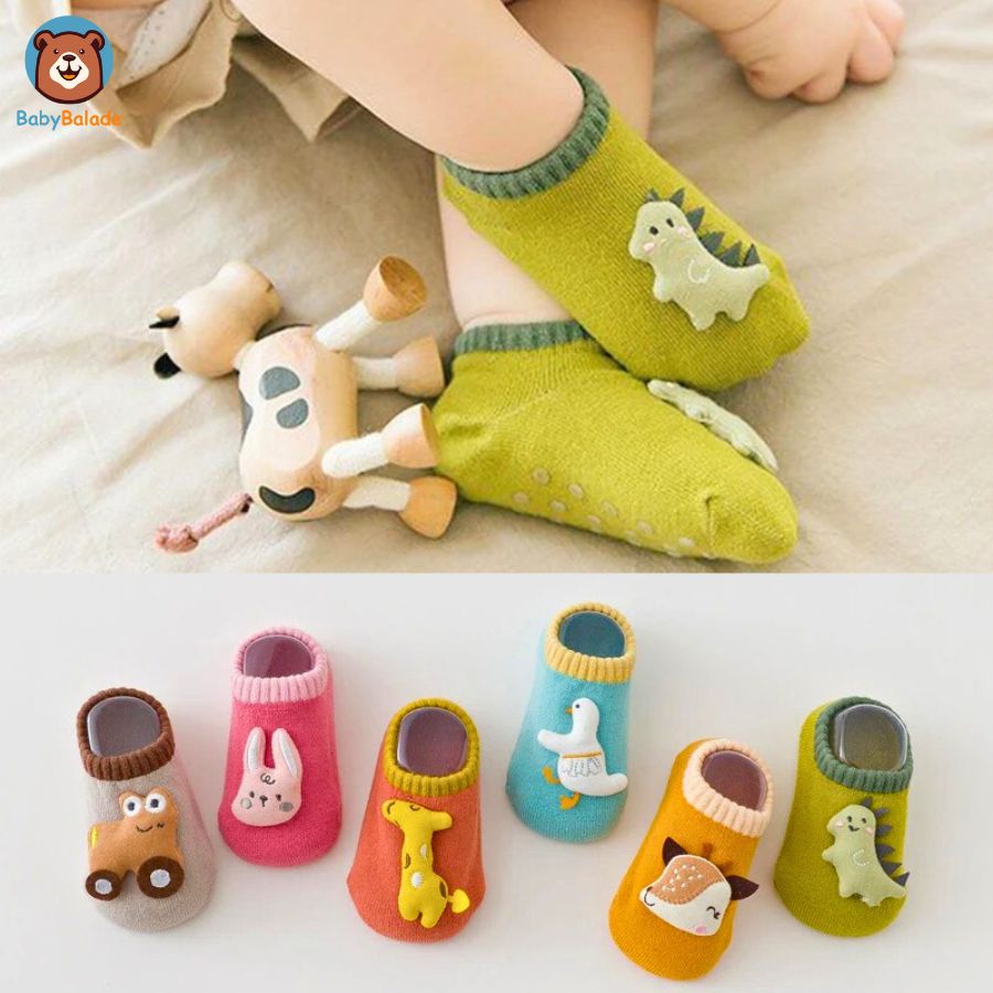 Chaussette Antidérapante Bébé | CHAUSLOW™