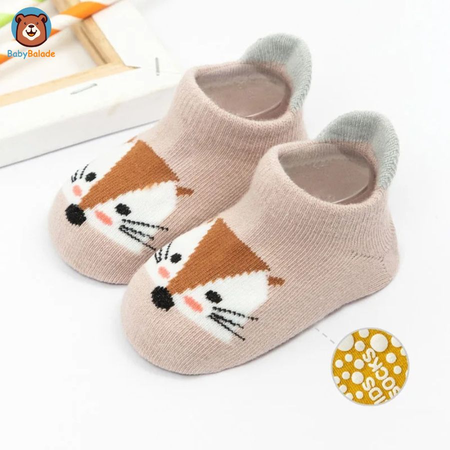 Chaussette Antidérapante Bébé | CHAUCUTE™