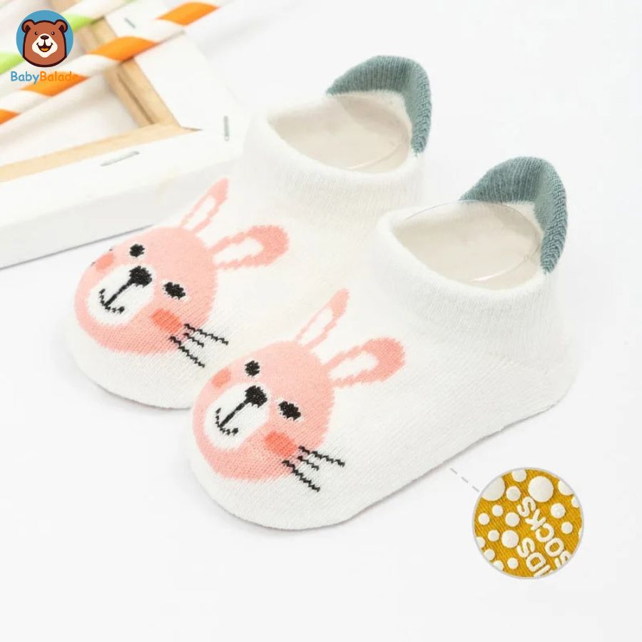 Chaussette Antidérapante Bébé | CHAUCUTE™