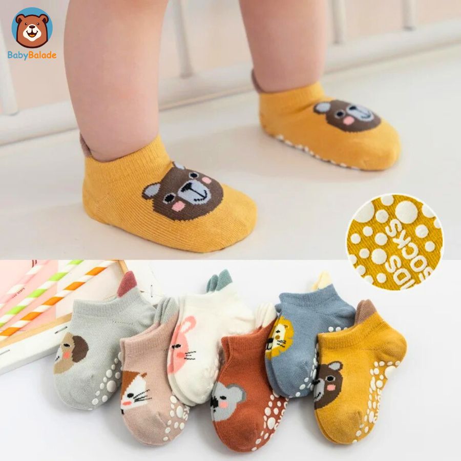 Chaussette Antidérapante Bébé | CHAUCUTE™