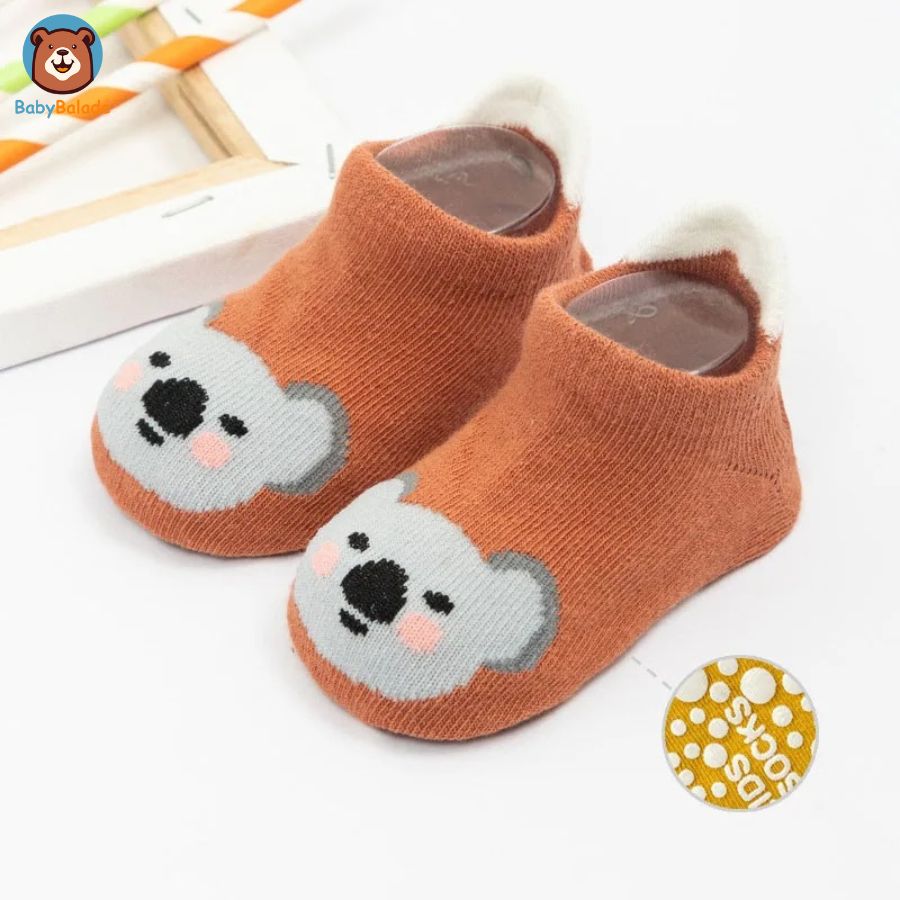 Chaussette Antidérapante Bébé | CHAUCUTE™
