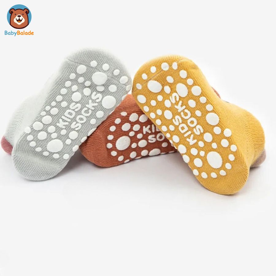 Chaussette Antidérapante Bébé | CHAUCUTE™