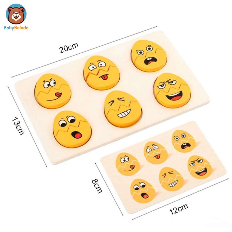 puzzle en bois eggsmyle pour enfant avec des dimensions parfaites