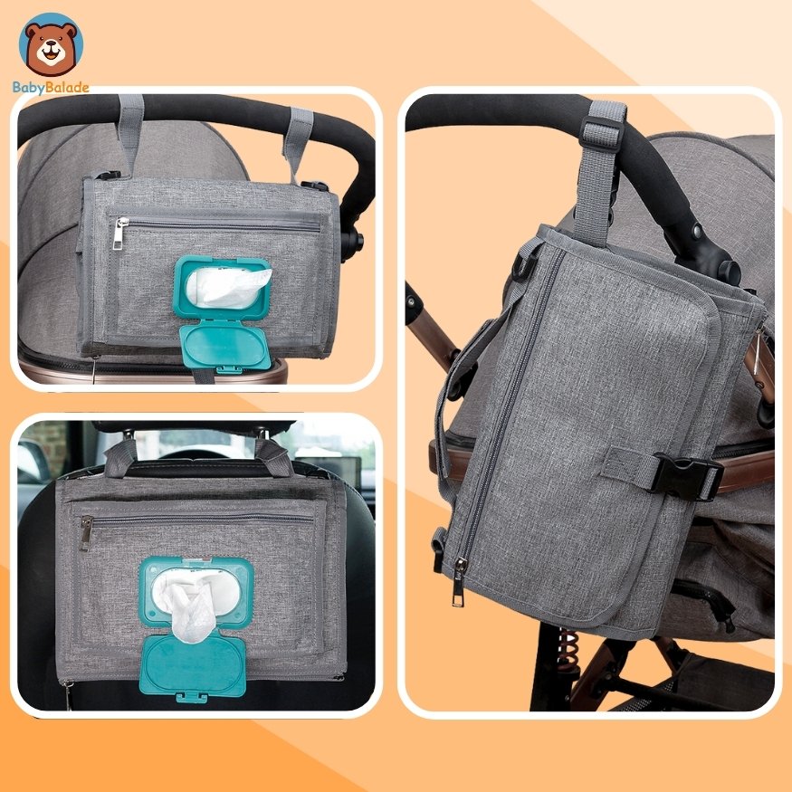 tapis à langer nomade - portez-le de différente manière