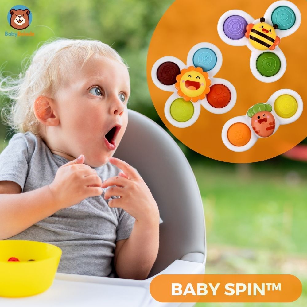 Jouet sensoriel bébé  BABY SPIN™ (Lot de 3) – BabyBalade