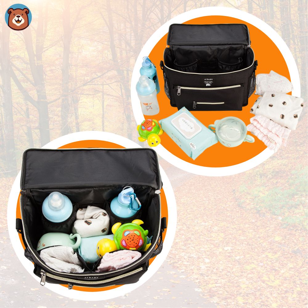 organisateur de poussette - contenu