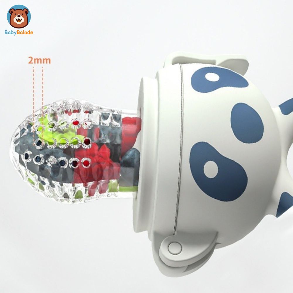 grignoteur bébé - dimension des trous