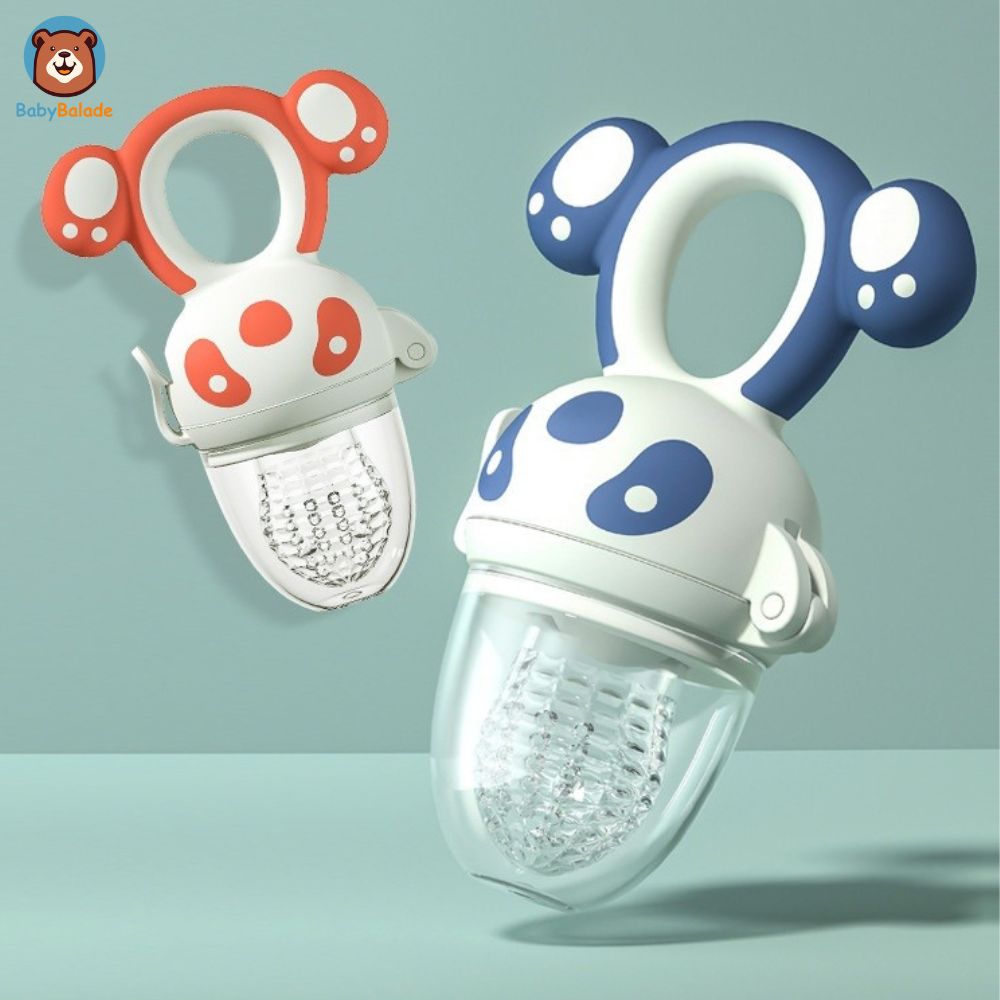 grignoteur bébé rouge et bleu