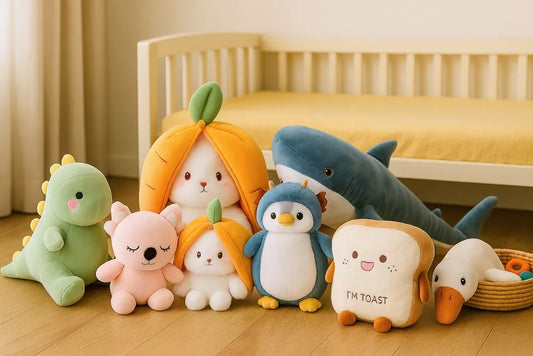 peluche pour bébé de différents modèles