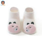 Chaussette Antidérapante bébé - modèle ourson de couleur rose