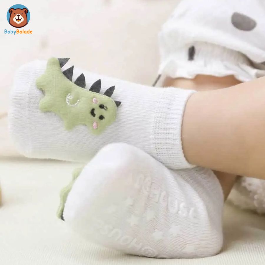 Chaussette Antidérapante bébé -  les pieds de bébé dans un confort parfait