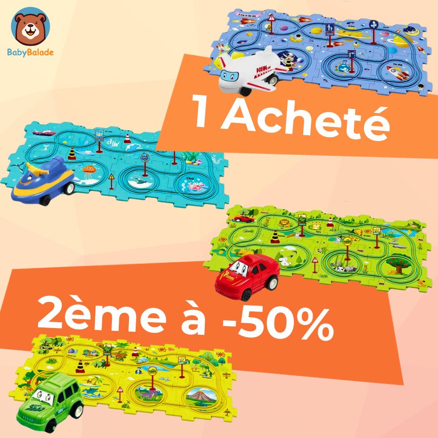 Circuit Voiture Puzzle - Offre Duo - Pack de 2