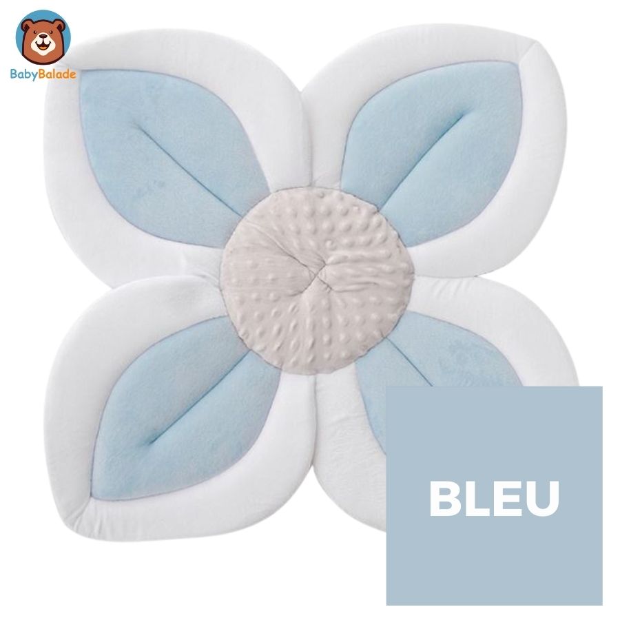 fleur de bain bebe - bleu