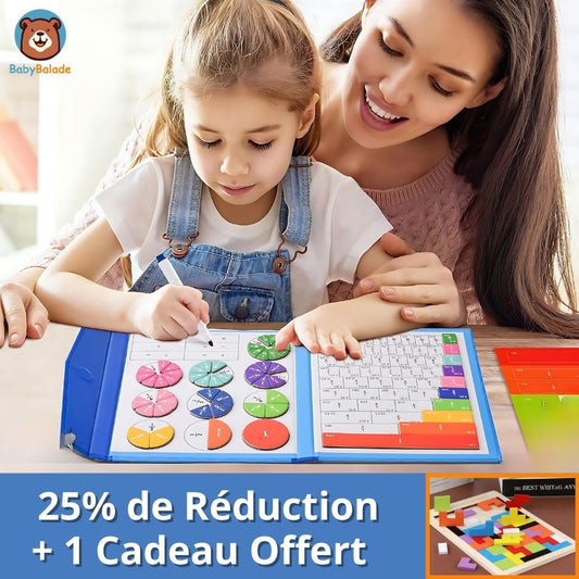 Kit d’Apprentissage des Fractions Montessori | FRACFUN™