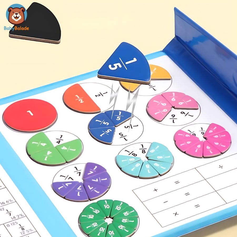 Kit d’Apprentissage des Fractions Montessori | FRACFUN™