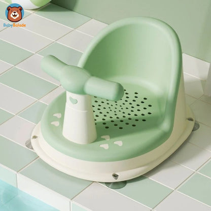 Siège de bain bébé de couleur vert
