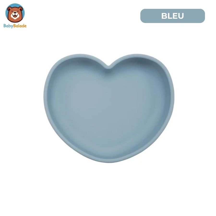 Assiette bébé ventouse | HEARTPLATE™