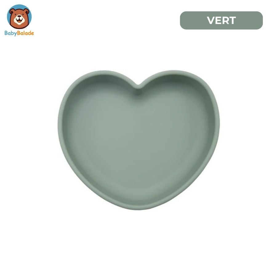 Assiette bébé ventouse | HEARTPLATE™