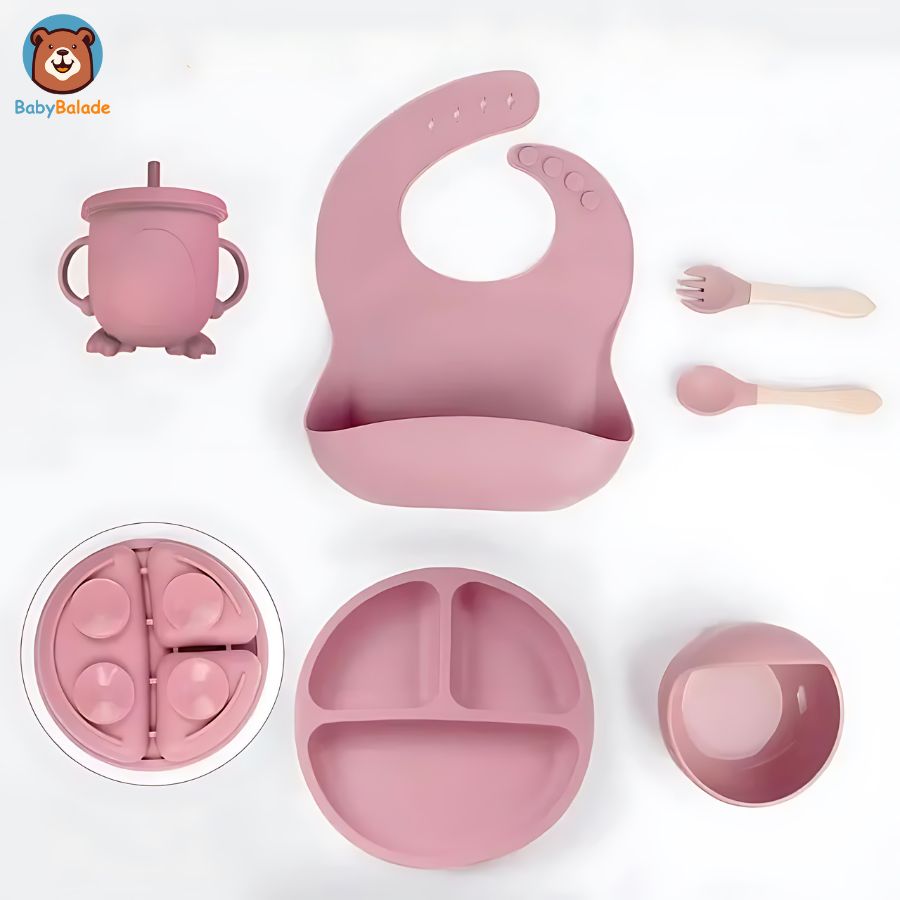 Coffret Repas Bébé | MINIKITEAT™ (6 Pièces)