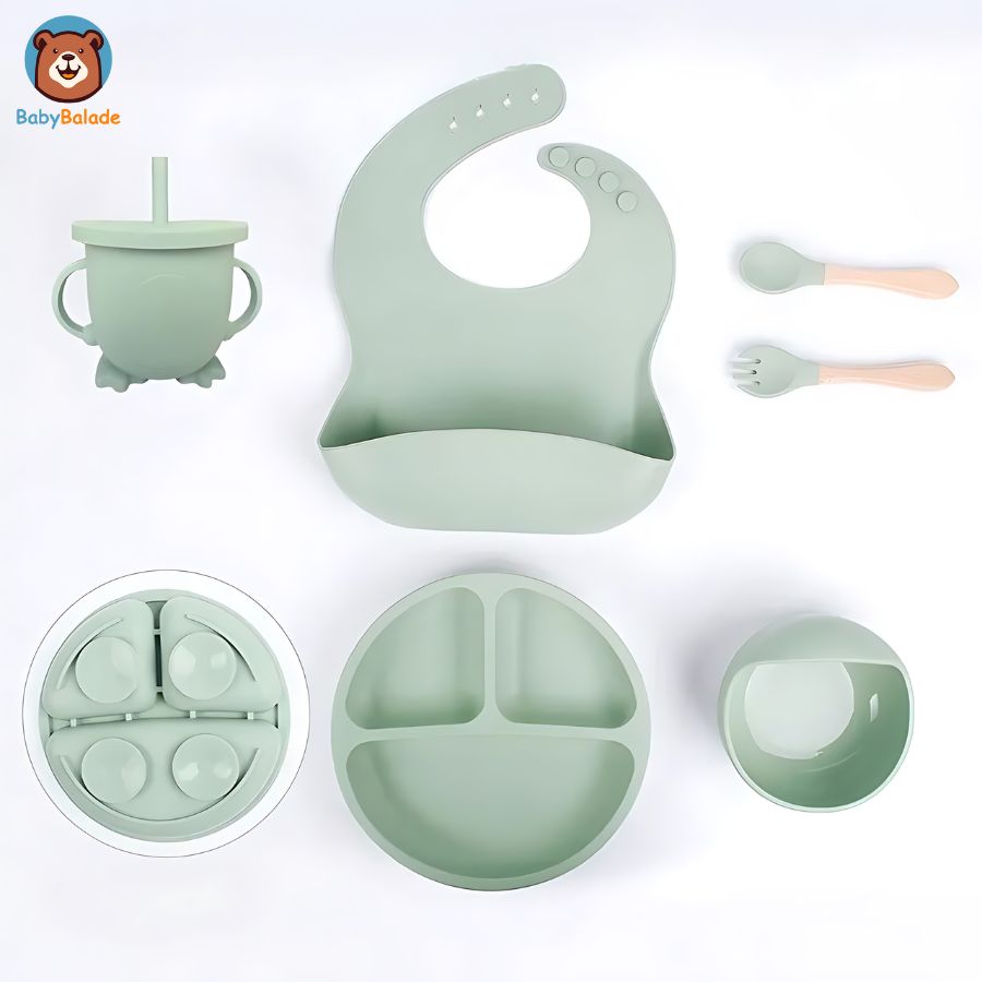 Coffret Repas Bébé | MINIKITEAT™ (6 Pièces)