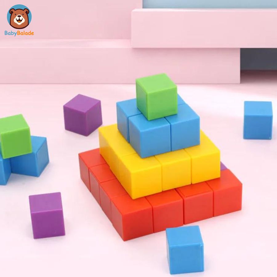 jeu de construction et de logique Cube Challenge exemple de formes