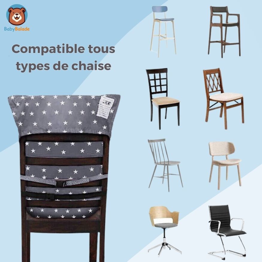 Rehausseur - Harnais chaise haute bébé | BABY SEAT™