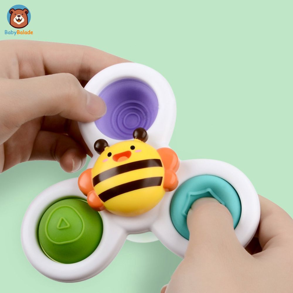 jouet sensoriel bébé baby spin - appuyer