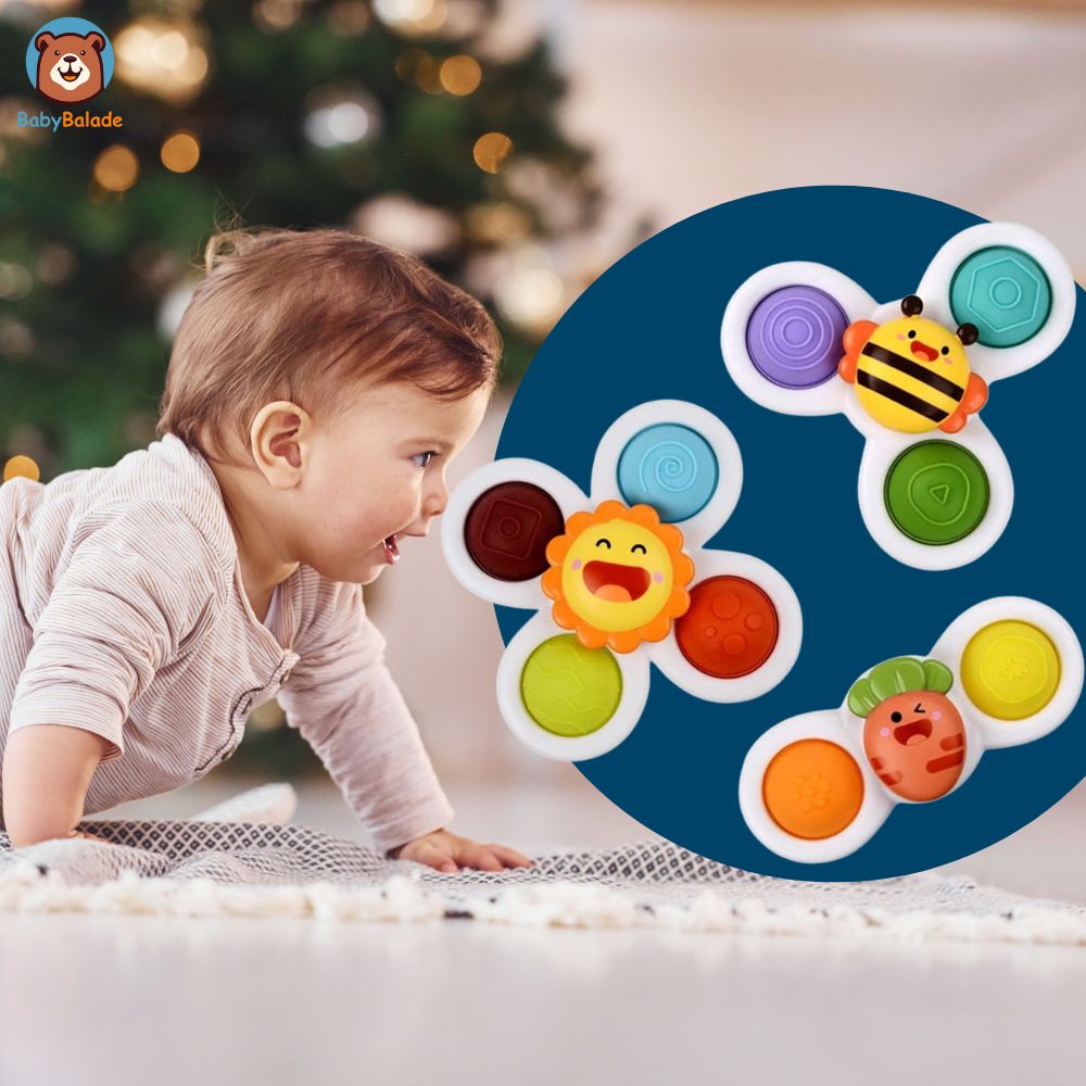 B. toys Sounds So Squeezy, hochet sensoriel avec 4 balles et clip | Jouet pour bébé avec couleurs, textures et sons variés, balles à serrer et secouer avec anneau pratique, 3 mois B. toys Sounds So Squeezy, hochet sensoriel avec 4 balles et clip | Jouet pour bébé avec couleurs, textures et sons variés, balles à serrer et secouer avec anneau pratique, 3 mois